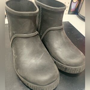 UGG KIDS Black Rubber Rain Boots